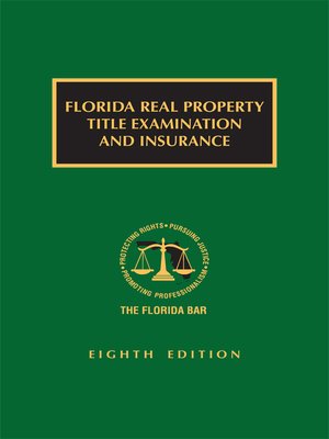 cover image of Florida Real Property Title Examination and Insurance